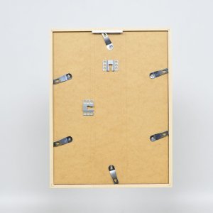 Effect Holzrahmen Profil 35 weiß 30x45 cm Normalglas Abstandshalter