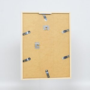 Effect Holzrahmen Profil 35 weiß 30x45 cm Normalglas Abstandshalter