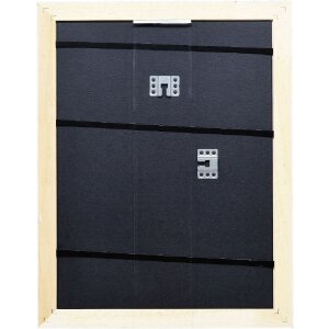 Эффектная деревянная рама в стиле барокко профиль 37 белый 30x45 см музейное стекло