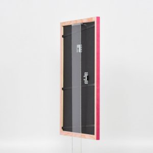 Эффектная деревянная рама профиль 89 фиолетовый 30,5x91,5 см антибликовое стекло