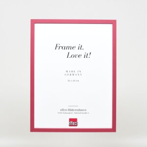 Effect Holzrahmen Profil 35 rot 35x50 cm Normalglas