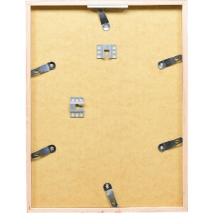 Эффектная деревянная рама профиль 35 красный 35x50 см антибликовое стекло