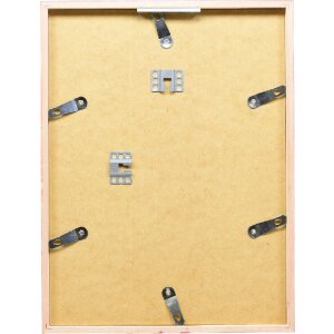 Эффектная деревянная рамка профиль 35 красный 35x50 см акриловое стекло