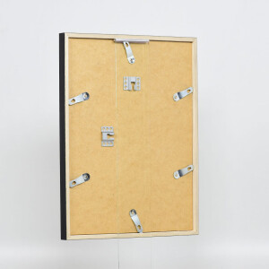 Эффектная деревянная рамка профиль 35 черный 35x50 см обычное стекло + разделитель