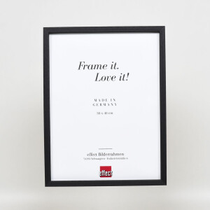 Эффектная деревянная рамка профиль 35 черный 35x50 см обычное стекло + разделитель