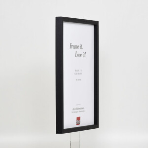 Эффектная деревянная рамка профиль 35 черный 35x50 см обычное стекло + разделитель