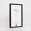 Эффектная деревянная рамка профиль 35 черный 35x50 см обычное стекло + разделитель