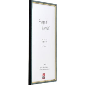 Effect Holzrahmen Profil 23 blau 35x50 cm mit Museumsglas