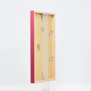 Effect Holzrahmen Profil 35 rot 40x40 cm Normalglas