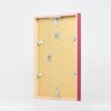 Effect Holzrahmen Profil 35 rot 40x40 cm Antireflexglas