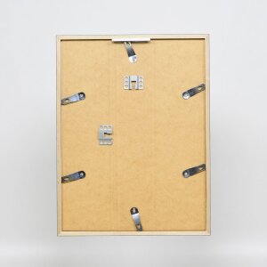 Effect Holzrahmen Profil 35 blau 40x40 cm mit Normalglas und Abstandshalter