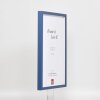 Effect Holzrahmen Profil 35 blau 40x40 cm mit Normalglas und Abstandshalter