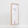 Effect Holzrahmen Profil 35 hellbraun 40x40 cm Normalglas Abstandshalter