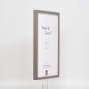 Effect Holzrahmen Profil 35 braun 40x40 cm mit Normalglas und Abstandshalter