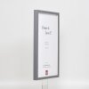Effect Holzrahmen Profil 35 anthrazit 40x40 cm mit Normalglas und Abstandshalter