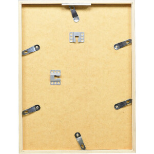 Эффектная деревянная рамка профиль 35 синий 40х50 см обычное стекло