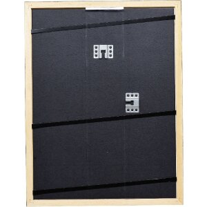 Эффектная деревянная рама профиль 38 серый 40x50 см антибликовое стекло