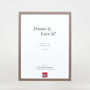 Effect Holzrahmen Profil 35 braun 40x50 cm mit Antireflexglas