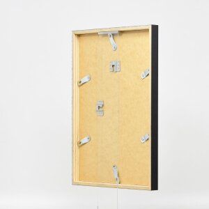 Effect Holzrahmen Profil 35 schwarz 40x50 cm mit Antireflexglas