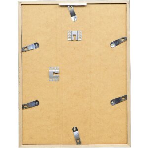 Эффектная деревянная рамка профиль 35 синий 40x50 см обычное стекло + разделитель