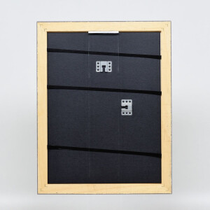 Эффектная деревянная рамка профиль 94 серебро 40x50 см антибликовое стекло