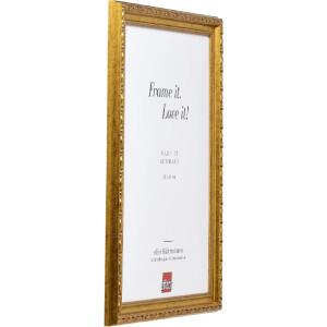 Эффектная деревянная рама в стиле барокко профиль 37 античное золото 40x50 см акриловое стекло