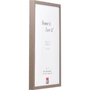 Эффектная деревянная рама профиль 35 коричневый 40x60 см обычное стекло