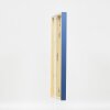 Effect Holzrahmen Profil 35 blau 40x60 cm Antireflexglas
