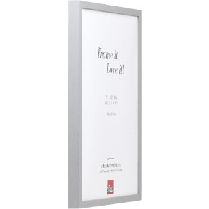 Эффектная деревянная рама профиль 35 светло-серый 40x60 см акриловое стекло