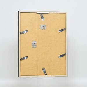 Effect Holzrahmen Profil 35 schwarz 40x60 cm Normalglas Abstandshalter