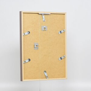 Effect Holzrahmen Profil 35 braun 40x60 cm Normalglas Abstandshalter