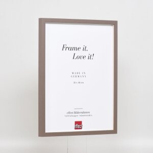 Effect Holzrahmen Profil 35 braun 40x60 cm Normalglas Abstandshalter
