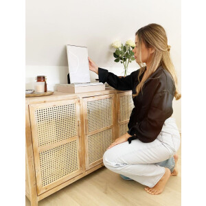 Металлическая рамка с узким молдингом серебристого цвета для 6x9 см