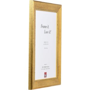 Effect Holzrahmen Profil 95 gold 40x60 cm Normalglas