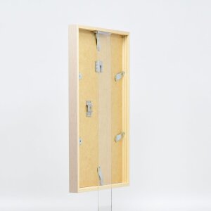 Effect Holzrahmen Profil 35 hellbraun 40x60 cm Museumsglas