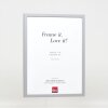 Effect Holzrahmen Profil 35 hellgrau 42x59 cm Antireflexglas