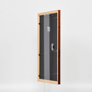 Эффектная деревянная рама профиль 89 темно-коричневый 42x59,4 см акриловое стекло