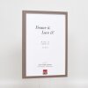 Effect Holzrahmen Profil 35 braun 42x59 cm mit Normalglas