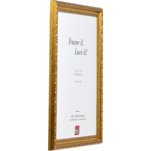 Эффектная деревянная рама в стиле барокко профиль 37 античное золото 42x59,4 см музейное стекло