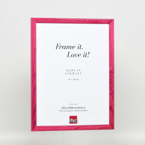 Эффектная деревянная рама профиль 89 фиолетовый 45x60 см акриловое стекло