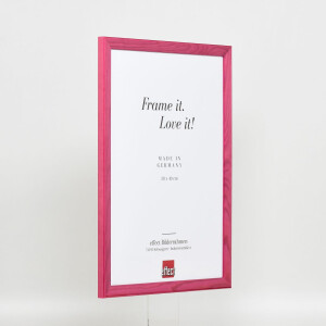 Эффектная деревянная рама профиль 89 фиолетовый 45x60 см акриловое стекло