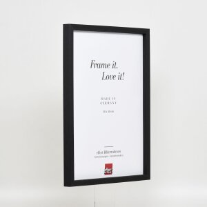 Effect Holzrahmen Profil 35 schwarz 45x60 cm Normalglas Abstandshalter