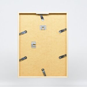 Effect Holzrahmen Profil 35 hellgrau 45x80 cm Antireflexglas