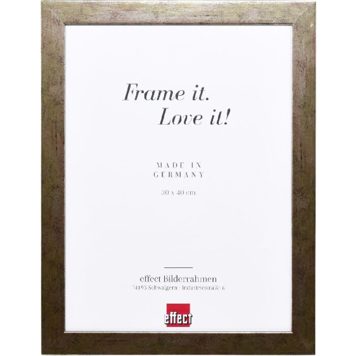 Effect Bilderrahmen 2319 antiksilber 50x100 cm mit Museumsglas