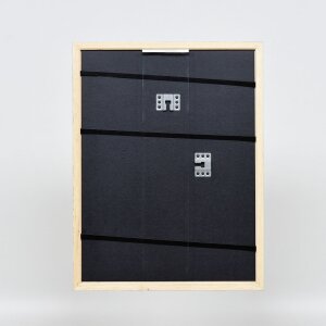 Effect Holzrahmen Profil 38 weiß 50x50 cm mit Antireflexglas