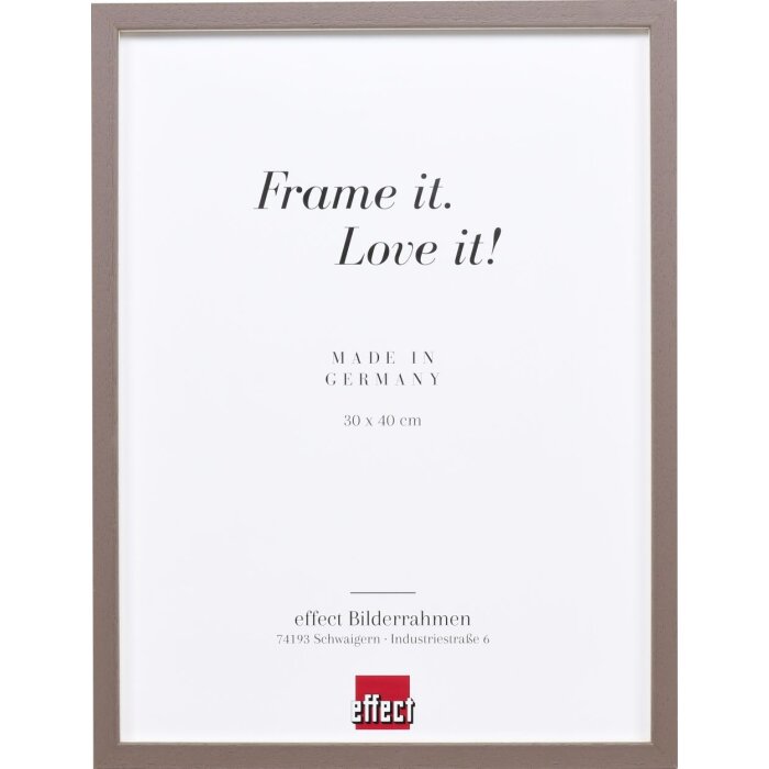 Effect Holzrahmen Profil 35 braun 50x50 cm mit Normalglas