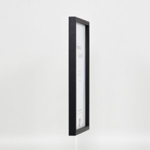 Effect Holzrahmen Profil 35 schwarz 50x50 cm mit Normalglas und Abstandshalter