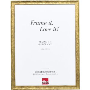 Effect Holzrahmen Profil 2070 Normalglas 50x50 cm gold