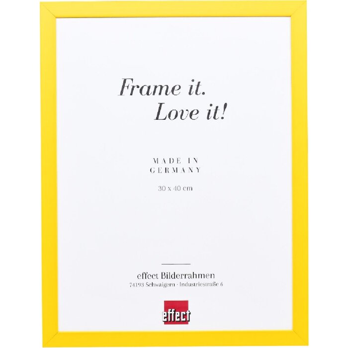 Деревянная рама Top Cube 50x50 см желтое музейное стекло