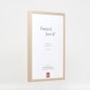 Effect Holzrahmen Profil 35 hellbraun 50x60 cm mit Antireflexglas